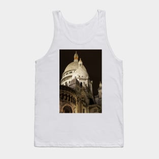 Sacre Coeur At Night - 1 © Tank Top